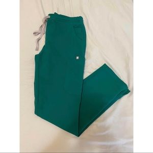 FIGS Hunter Green Yola Skinny Scrub Pant